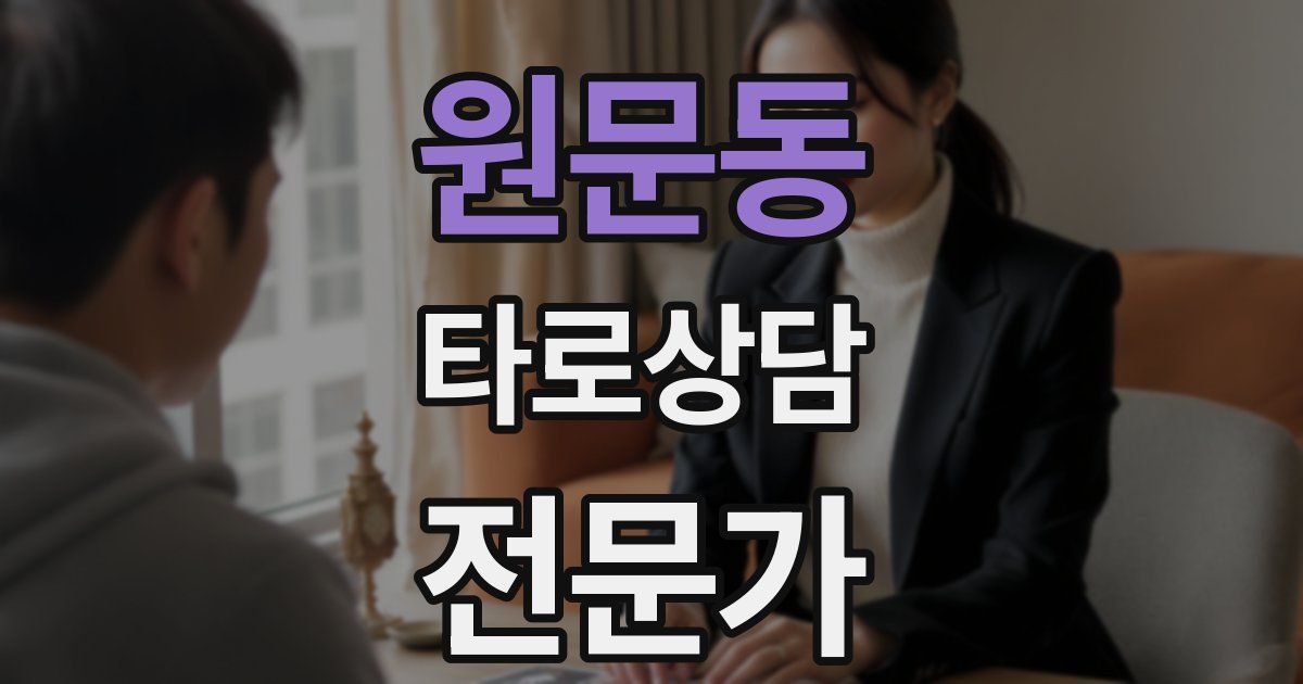 원문동 타로상담전문가 자격증