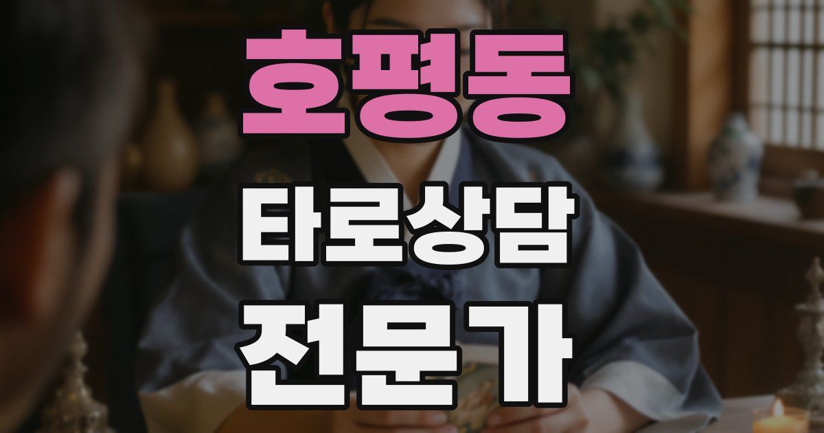 호평동 타로상담전문가 자격증