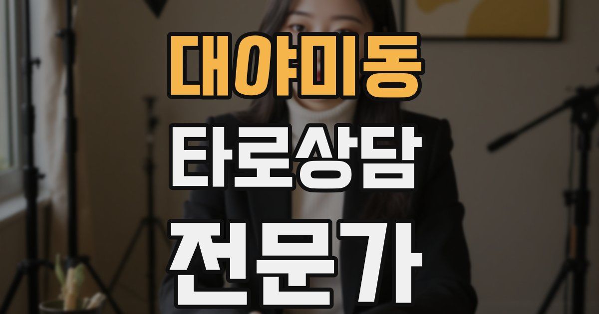 대야미동 타로상담전문가 자격증