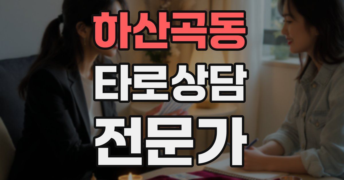 하산곡동 타로상담전문가 자격증