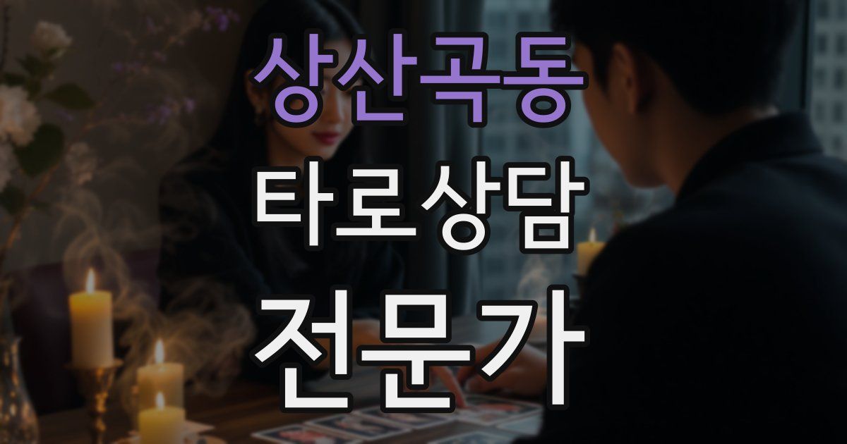 상산곡동 타로상담전문가 자격증