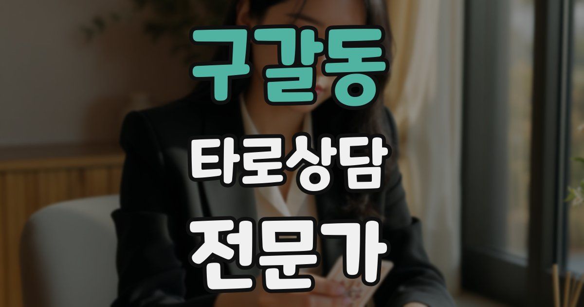 구갈동 타로상담전문가 자격증