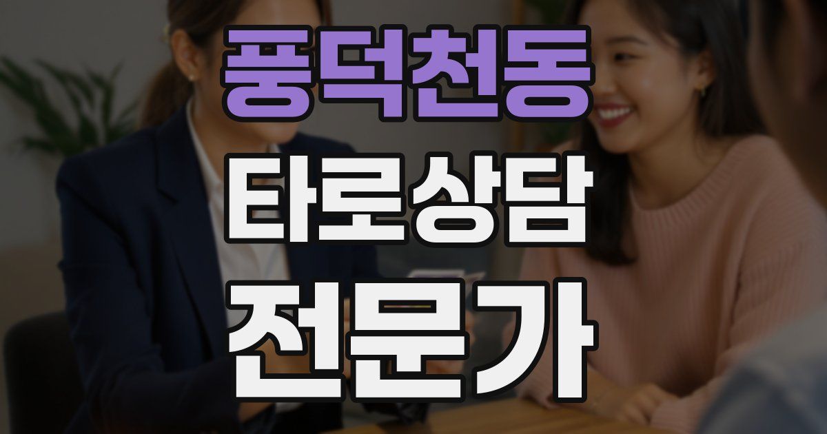 풍덕천동 타로상담전문가 자격증