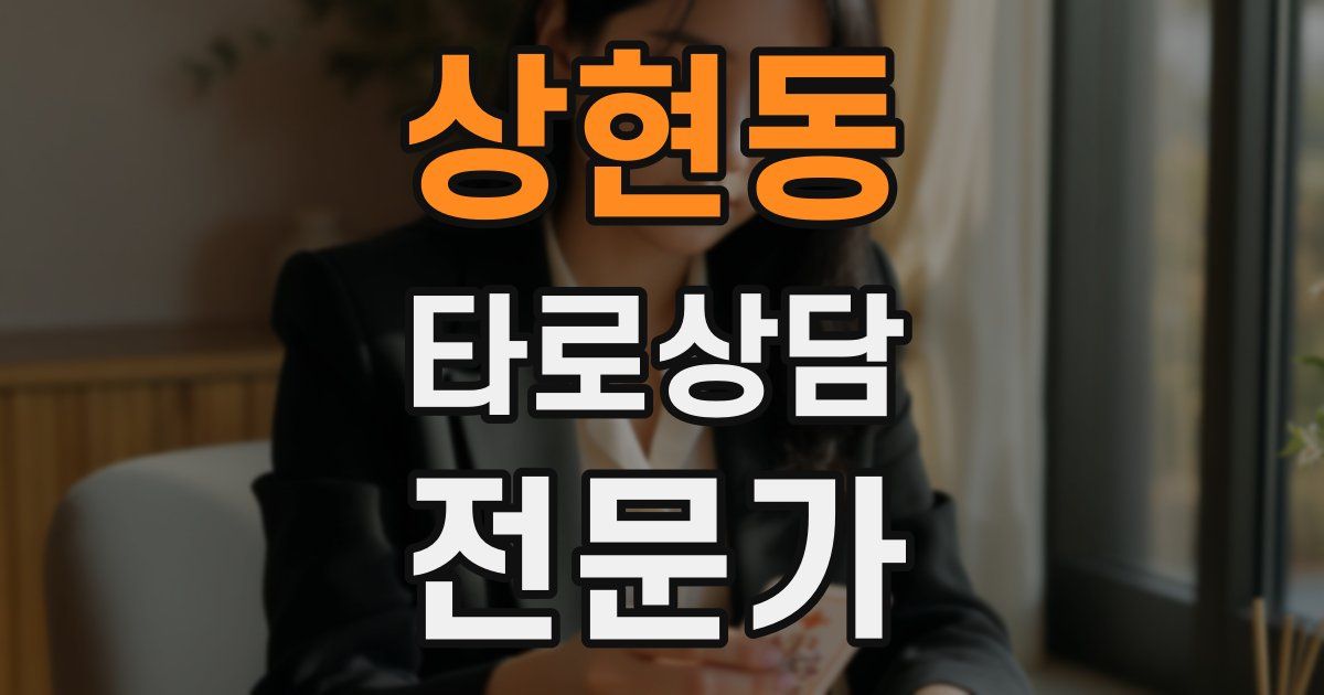 상현동 타로상담전문가 자격증