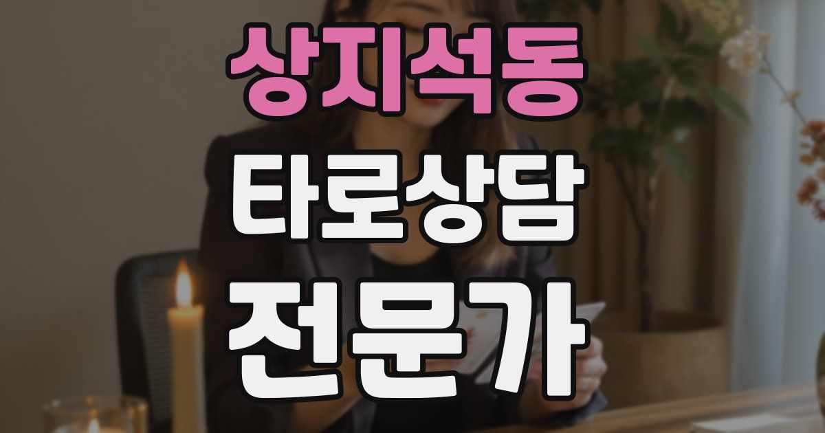 상지석동 타로상담전문가 자격증
