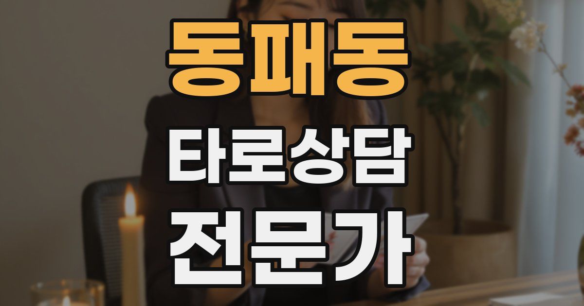 동패동 타로상담전문가 자격증