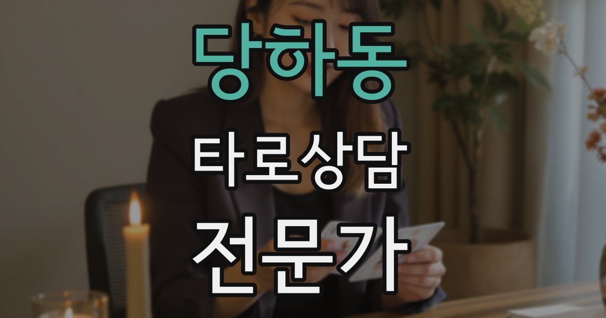 당하동 타로상담전문가 자격증