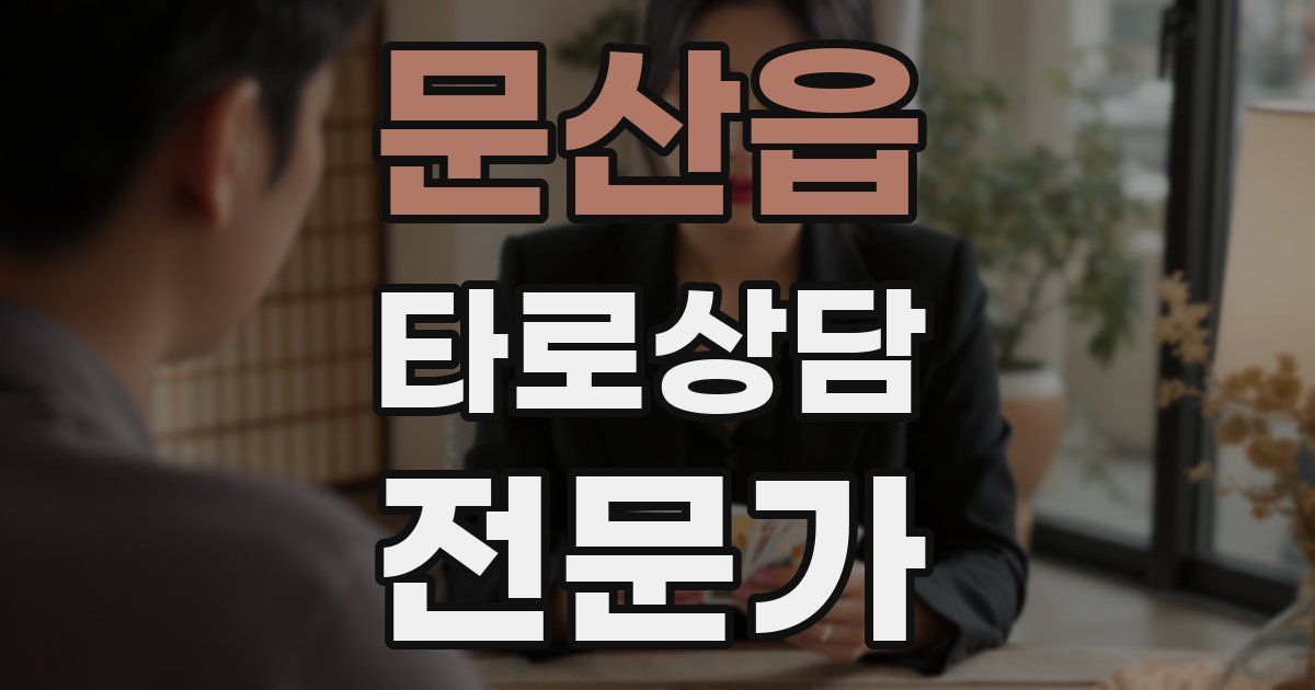 문산읍 타로상담전문가 자격증
