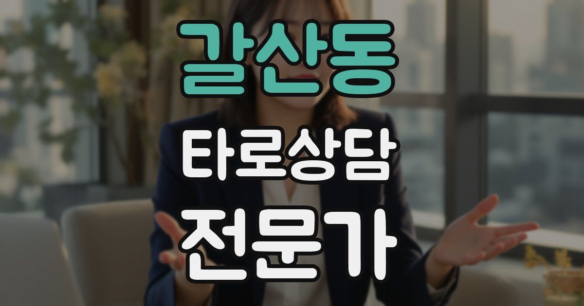 갈산동 타로상담전문가 자격증