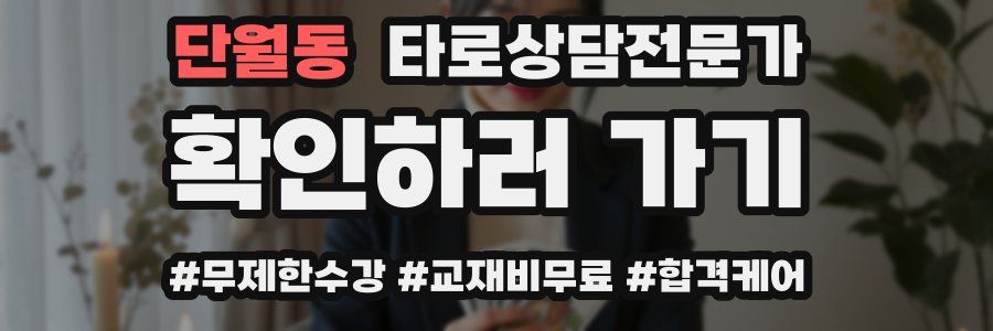 단월동 타로상담전문가 자격증