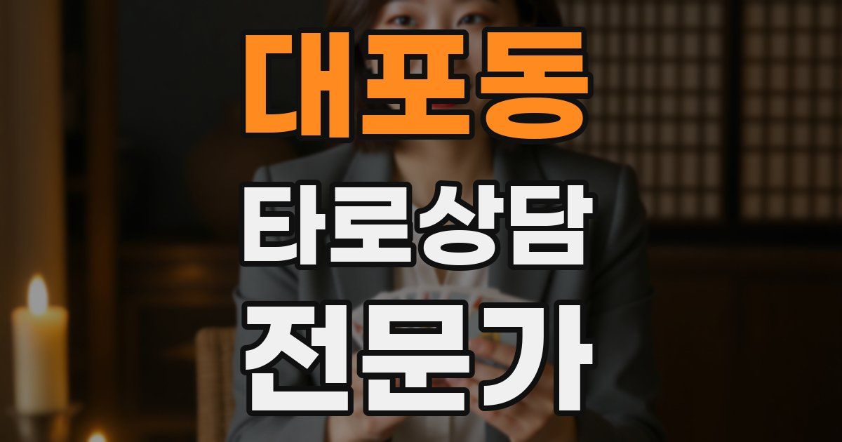 대포동 타로상담전문가 자격증