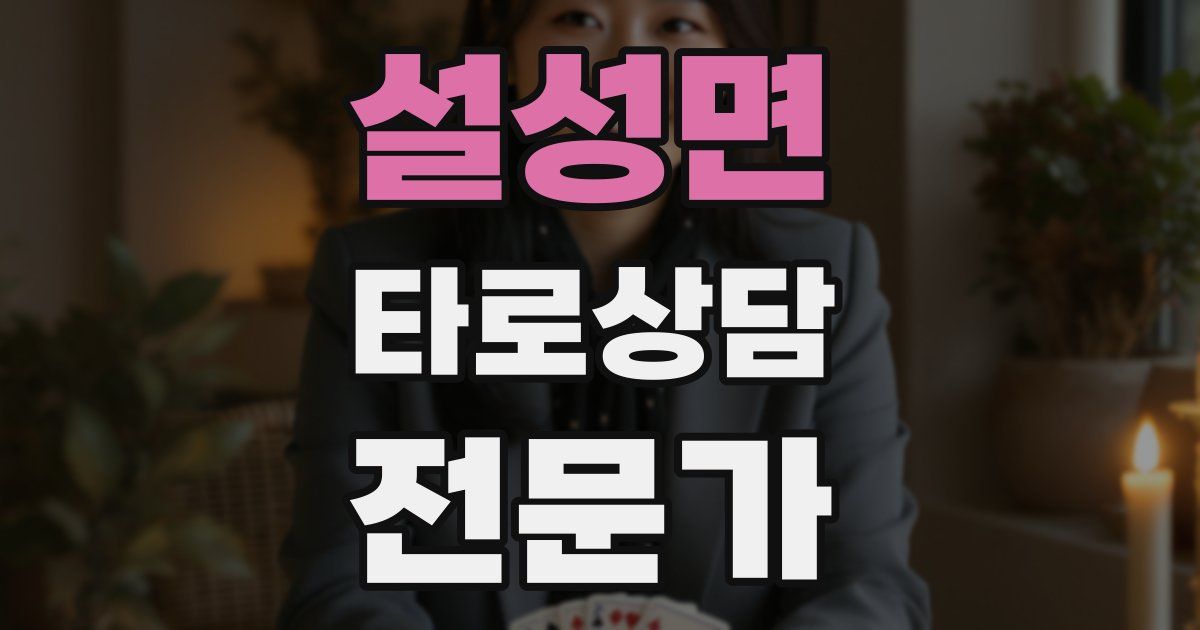 설성면 타로상담전문가 자격증