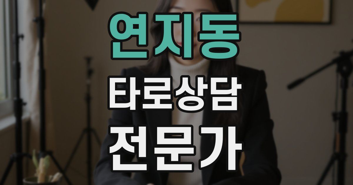 연지동 타로상담전문가 자격증