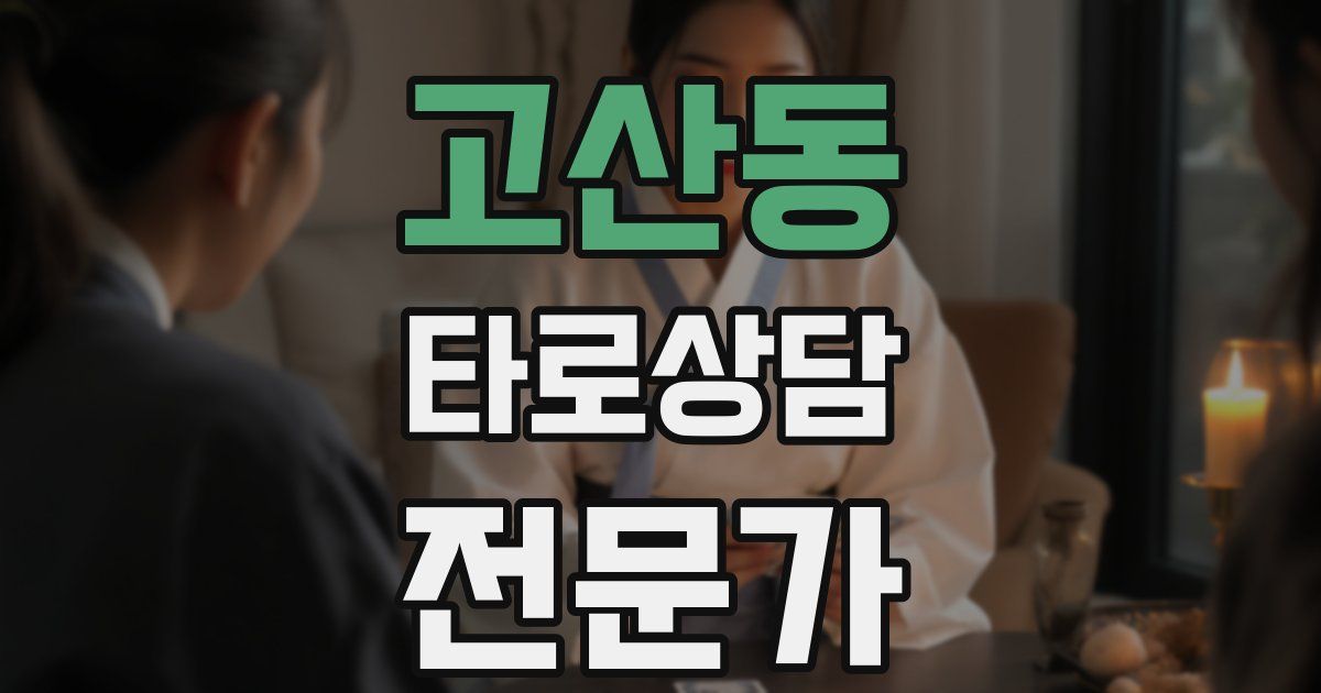 고산동 타로상담전문가 자격증