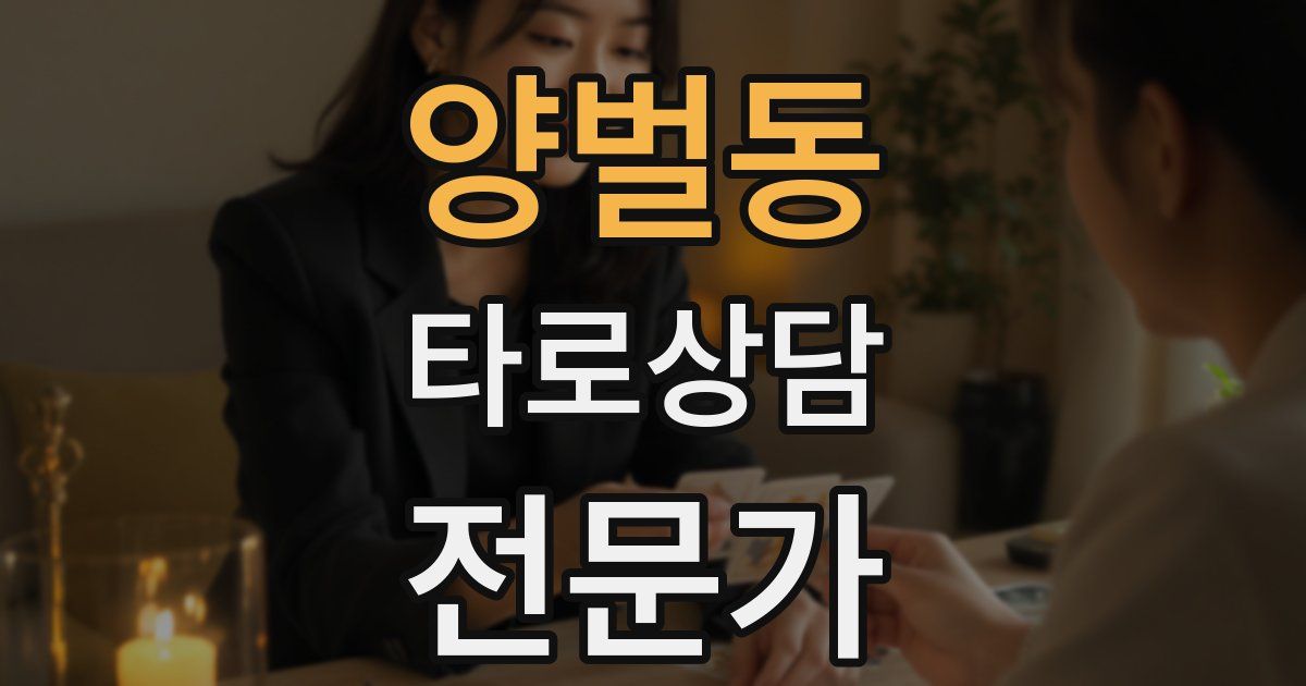 양벌동 타로상담전문가 자격증