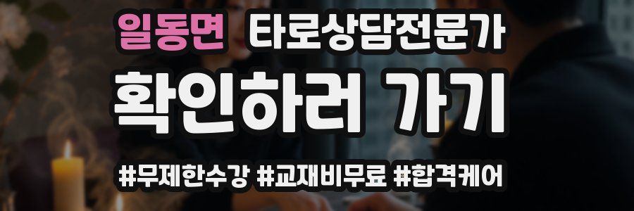 일동면 타로상담전문가 자격증