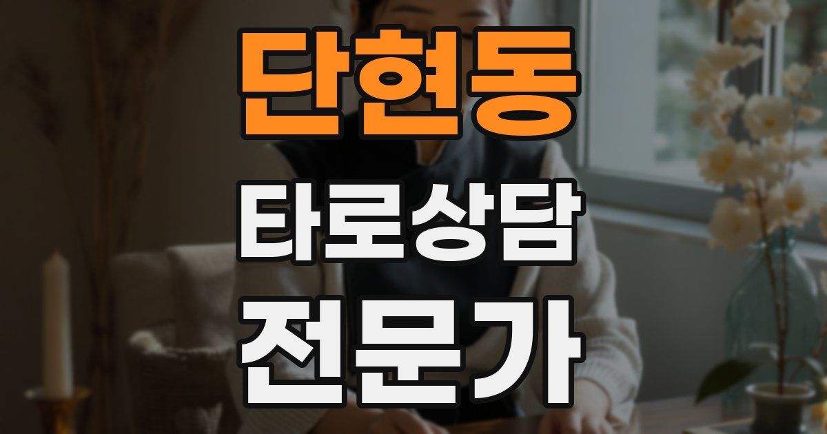 단현동 타로상담전문가 자격증