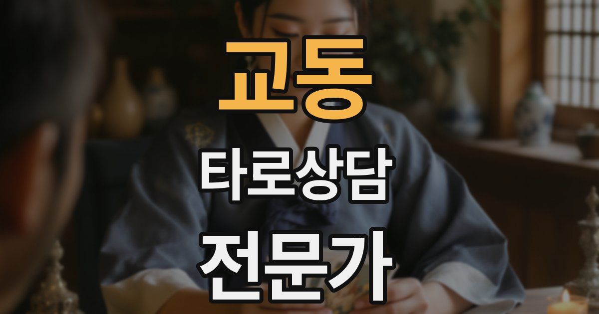 교동 타로상담전문가 자격증