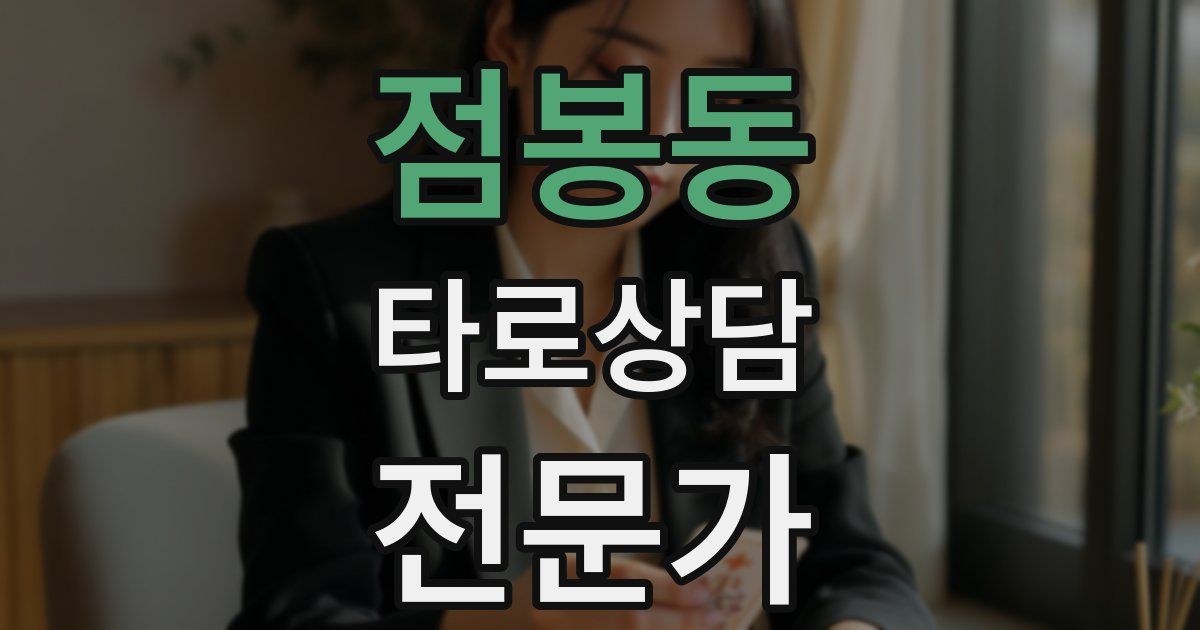 점봉동 타로상담전문가 자격증