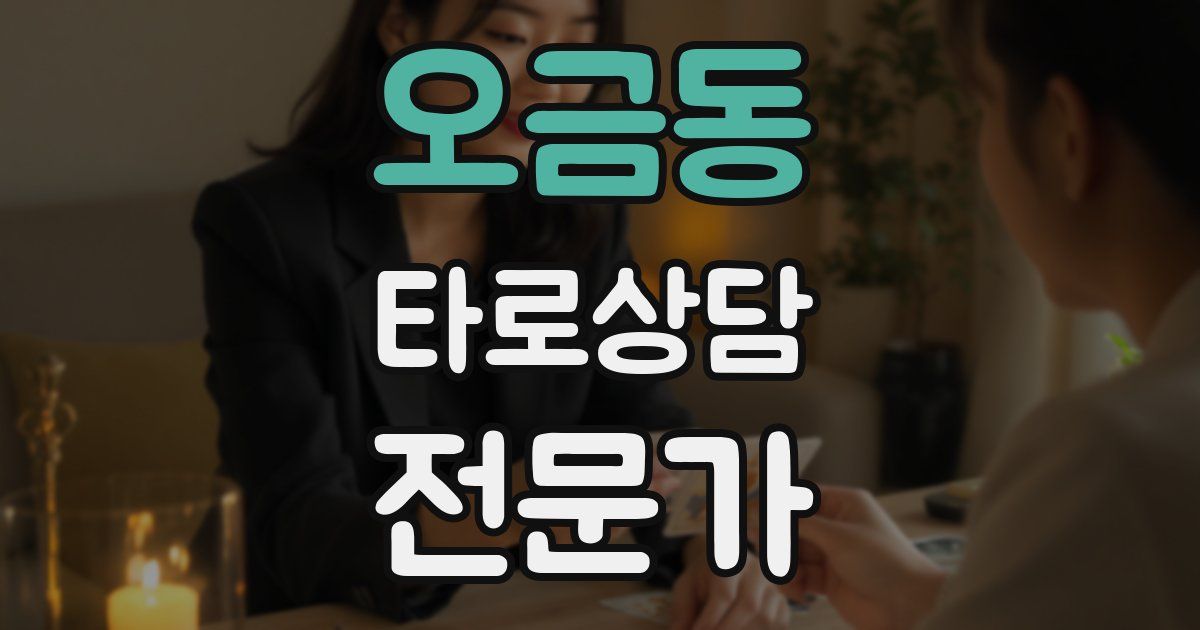 오금동 타로상담전문가 자격증