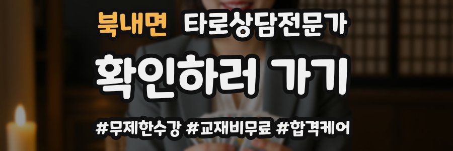 북내면 타로상담전문가 자격증