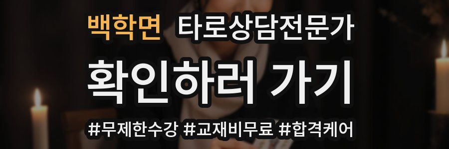 백학면 타로상담전문가 자격증