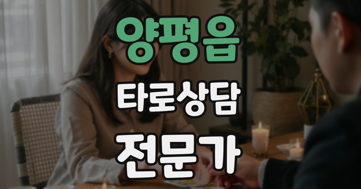 양평읍 타로상담전문가 자격증