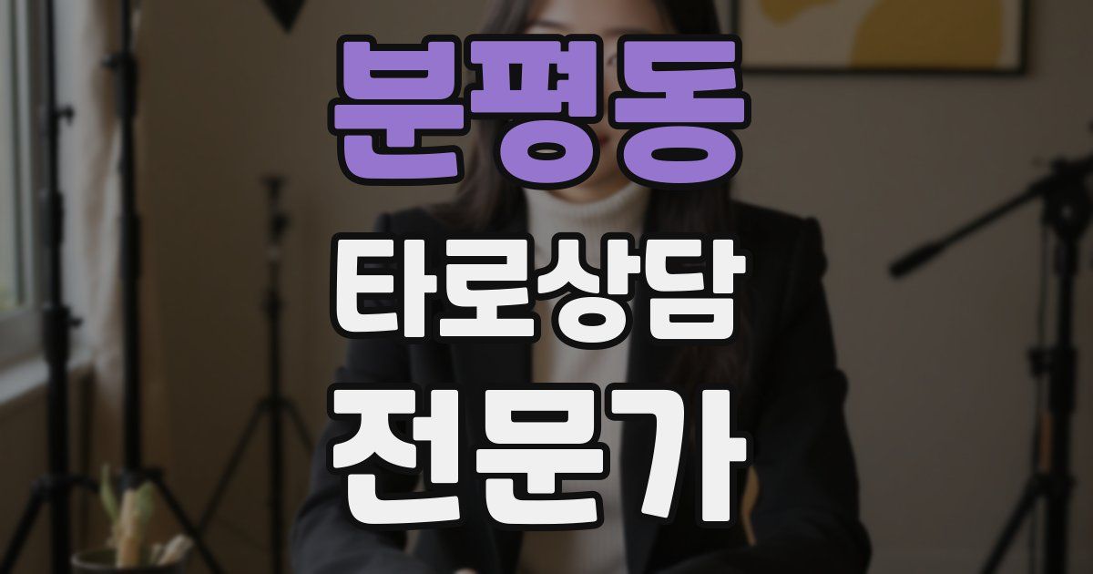 분평동 타로상담전문가 자격증