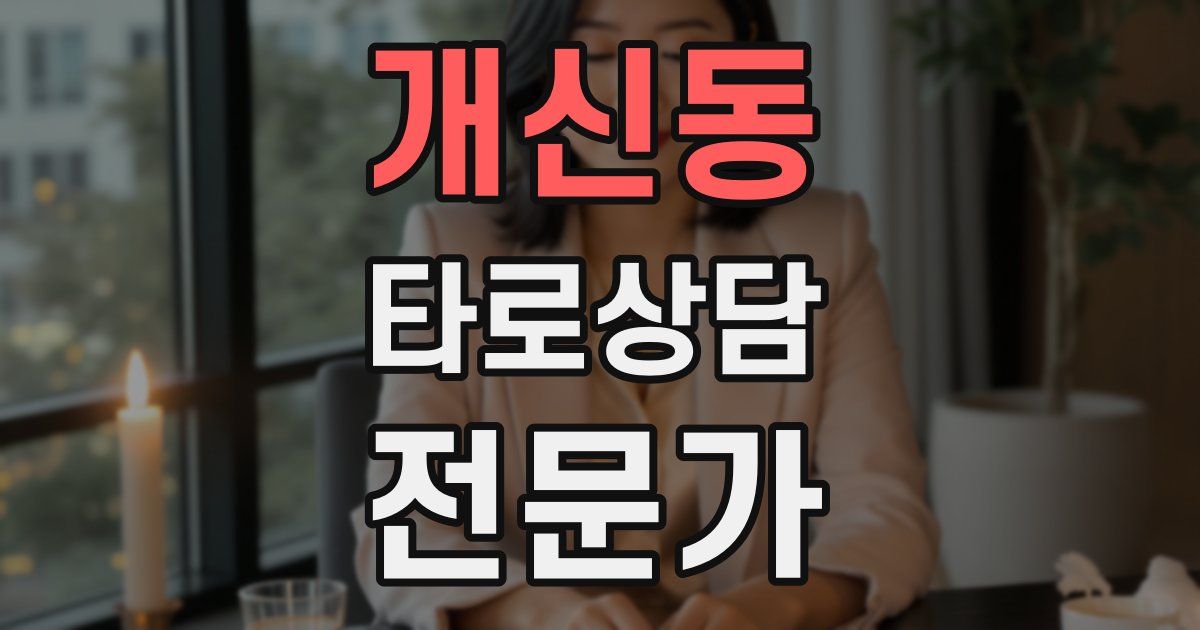 개신동 타로상담전문가 자격증