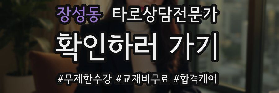 장성동 타로상담전문가 자격증