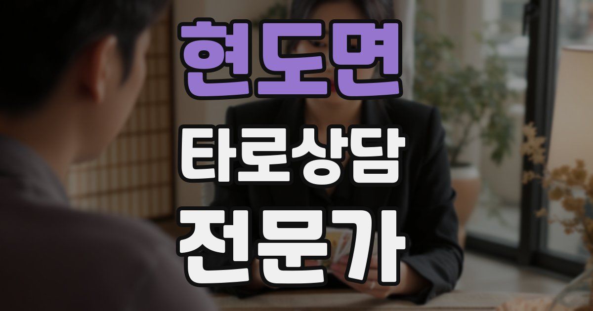 현도면 타로상담전문가 자격증