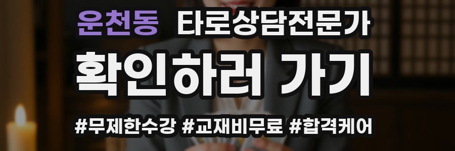 운천동 타로상담전문가 자격증