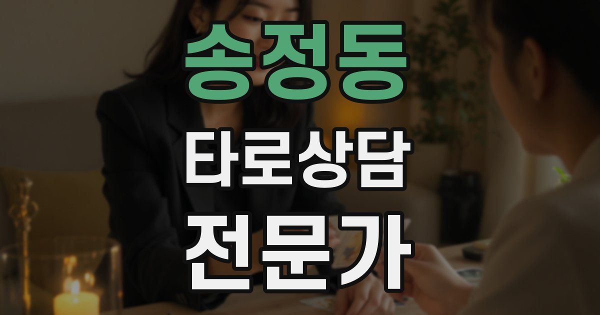 송정동 타로상담전문가 자격증