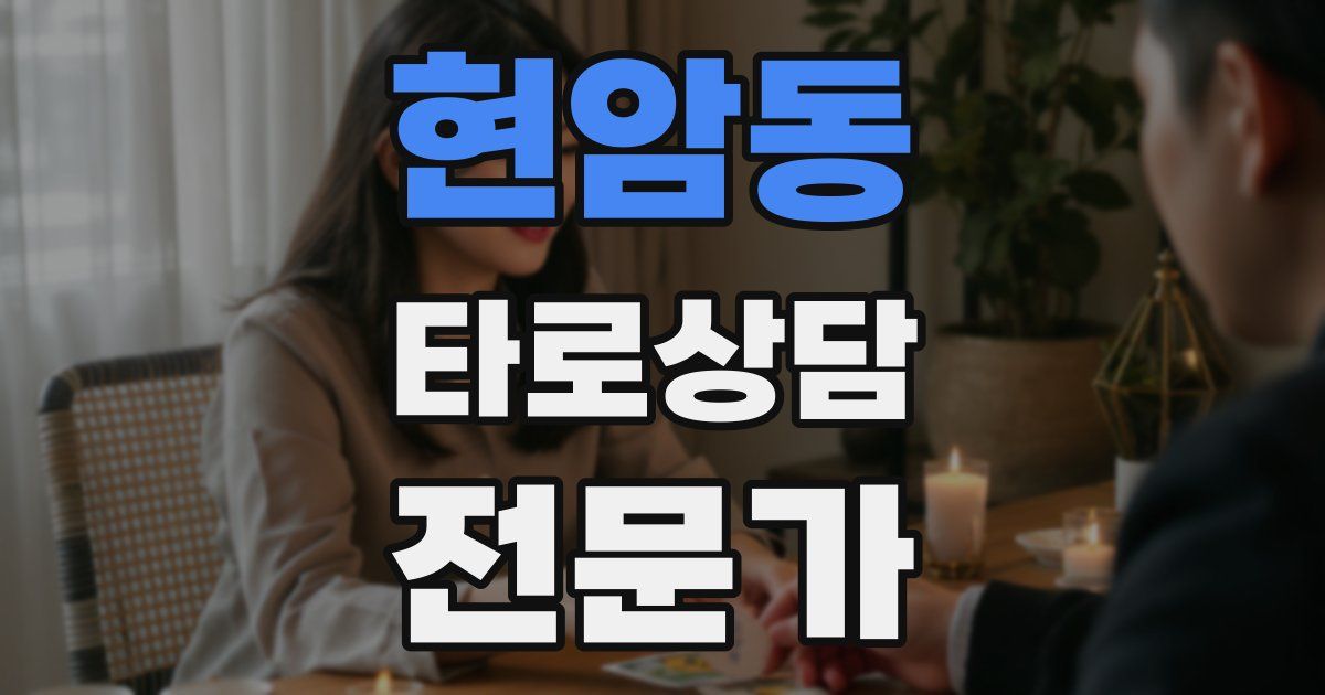 현암동 타로상담전문가 자격증