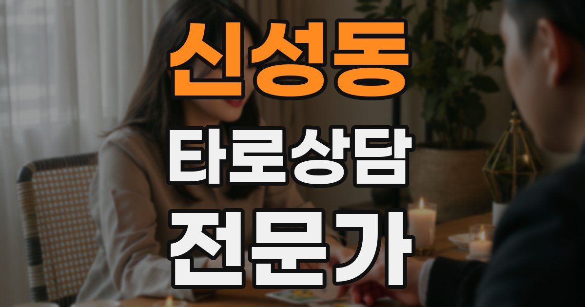 신성동 타로상담전문가 자격증
