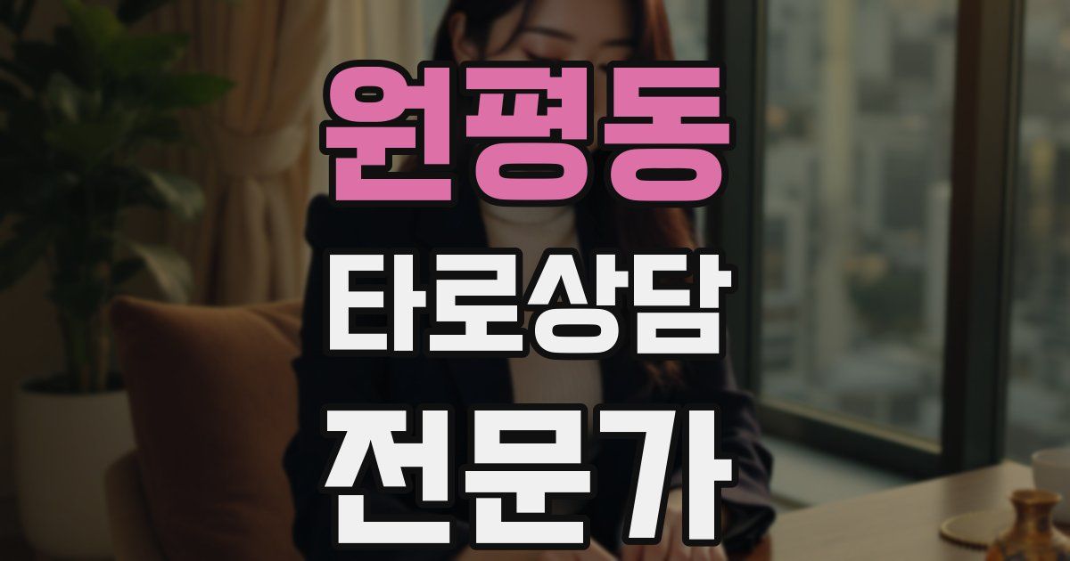원평동 타로상담전문가 자격증