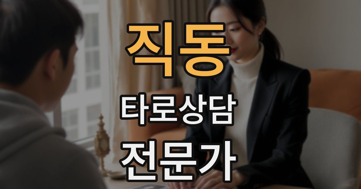 직동 타로상담전문가 자격증