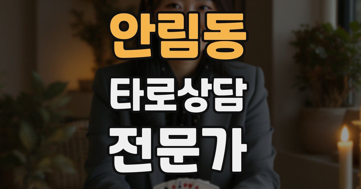 안림동 타로상담전문가 자격증