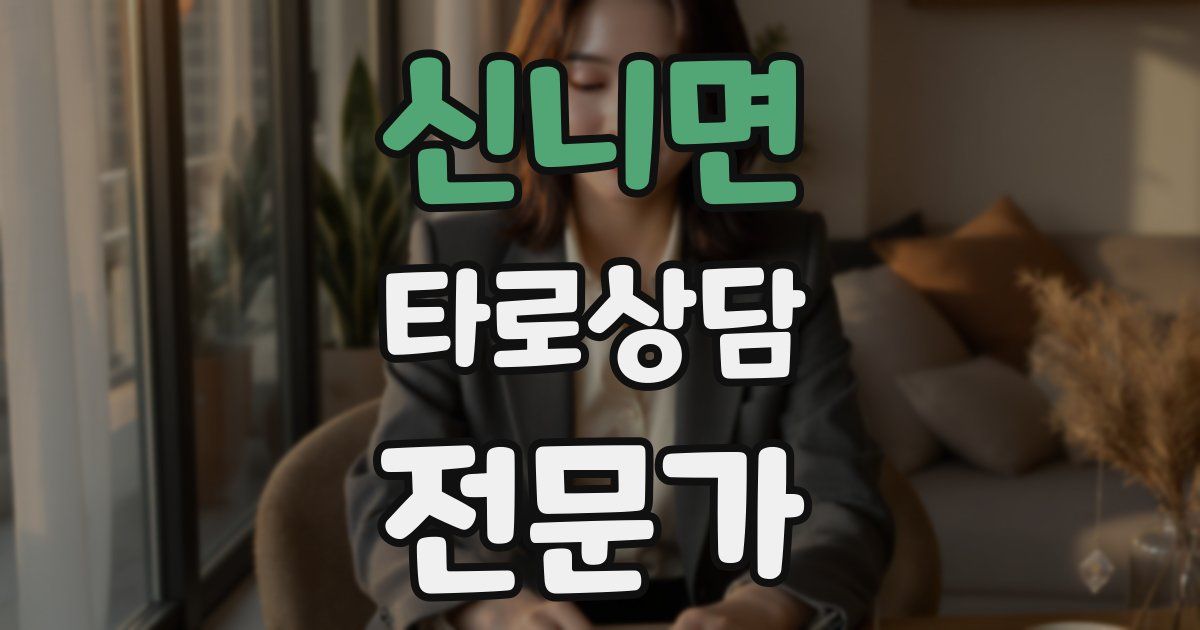 신니면 타로상담전문가 자격증