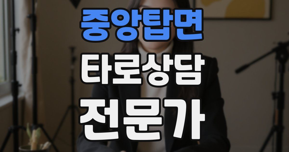 중앙탑면 타로상담전문가 자격증