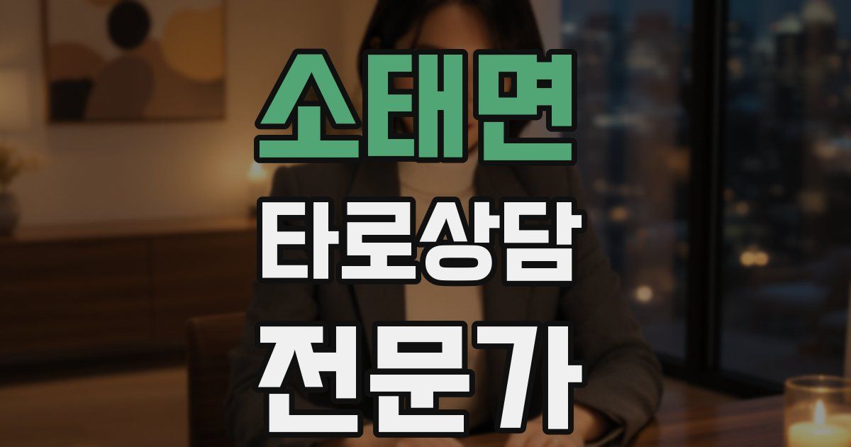 소태면 타로상담전문가 자격증