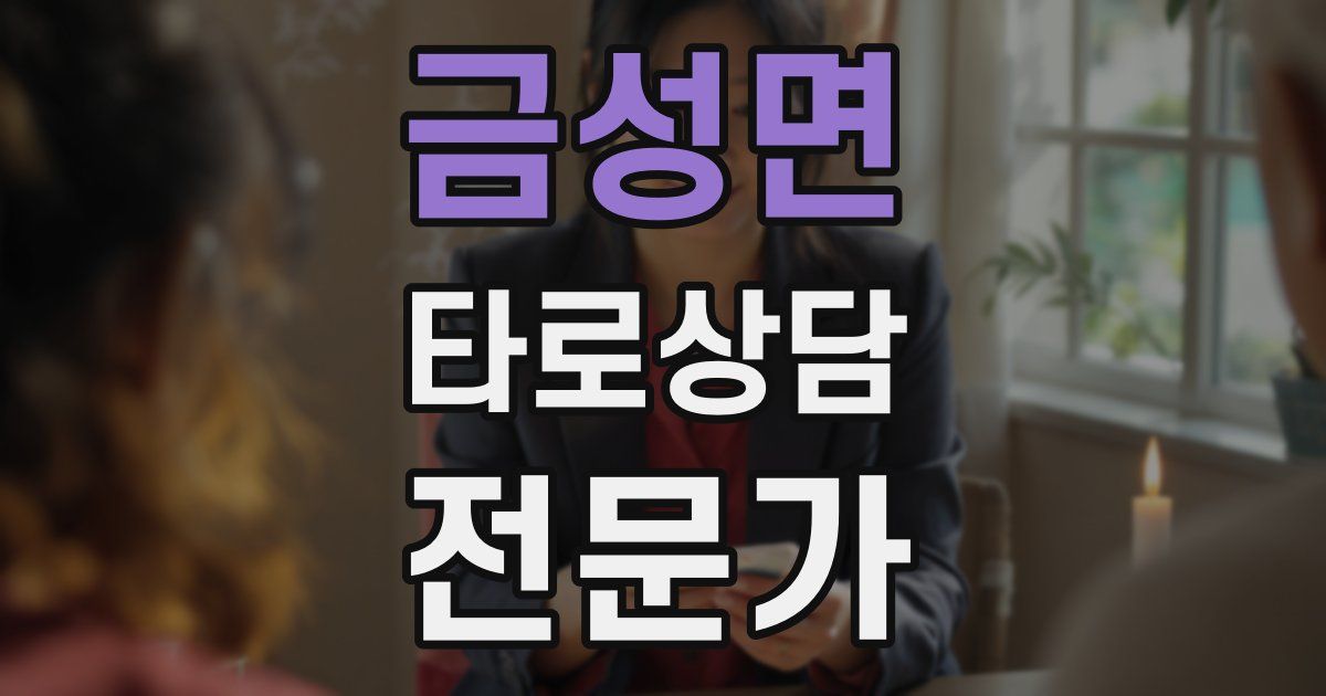 금성면 타로상담전문가 자격증