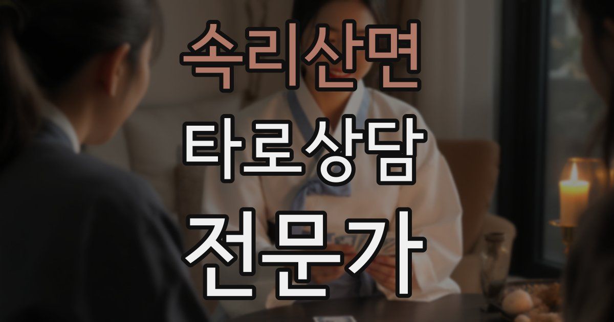 속리산면 타로상담전문가 자격증