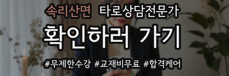 속리산면 타로상담전문가 자격증
