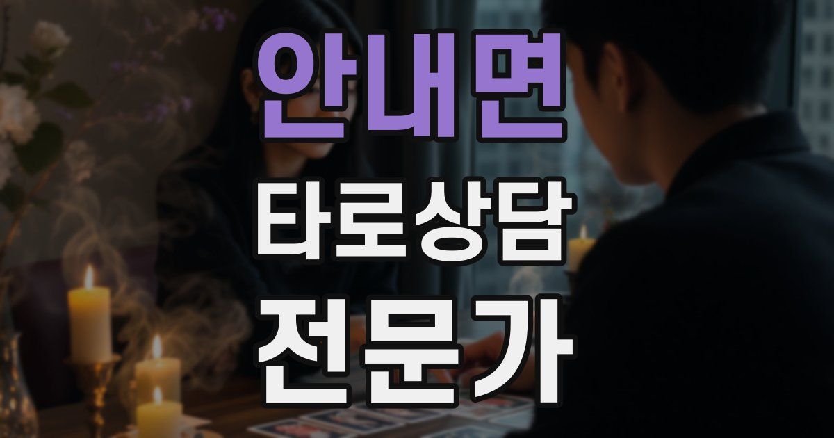 안내면 타로상담전문가 자격증