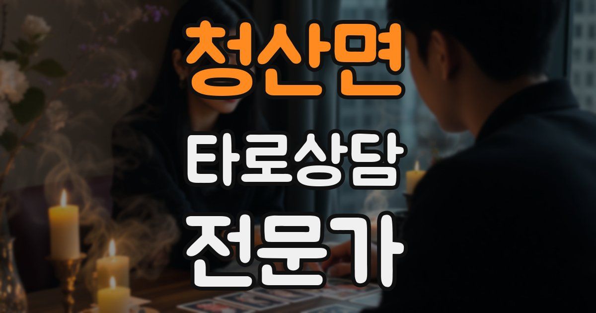 청산면 타로상담전문가 자격증
