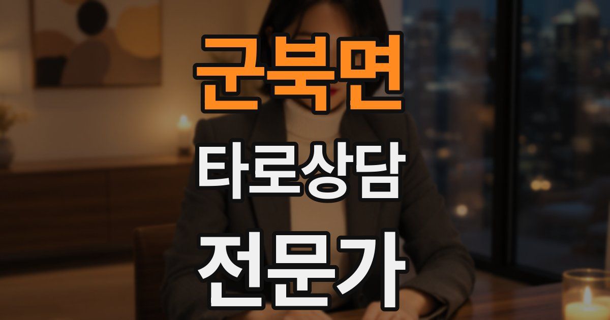 군북면 타로상담전문가 자격증
