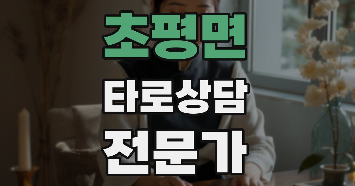 초평면 타로상담전문가 자격증