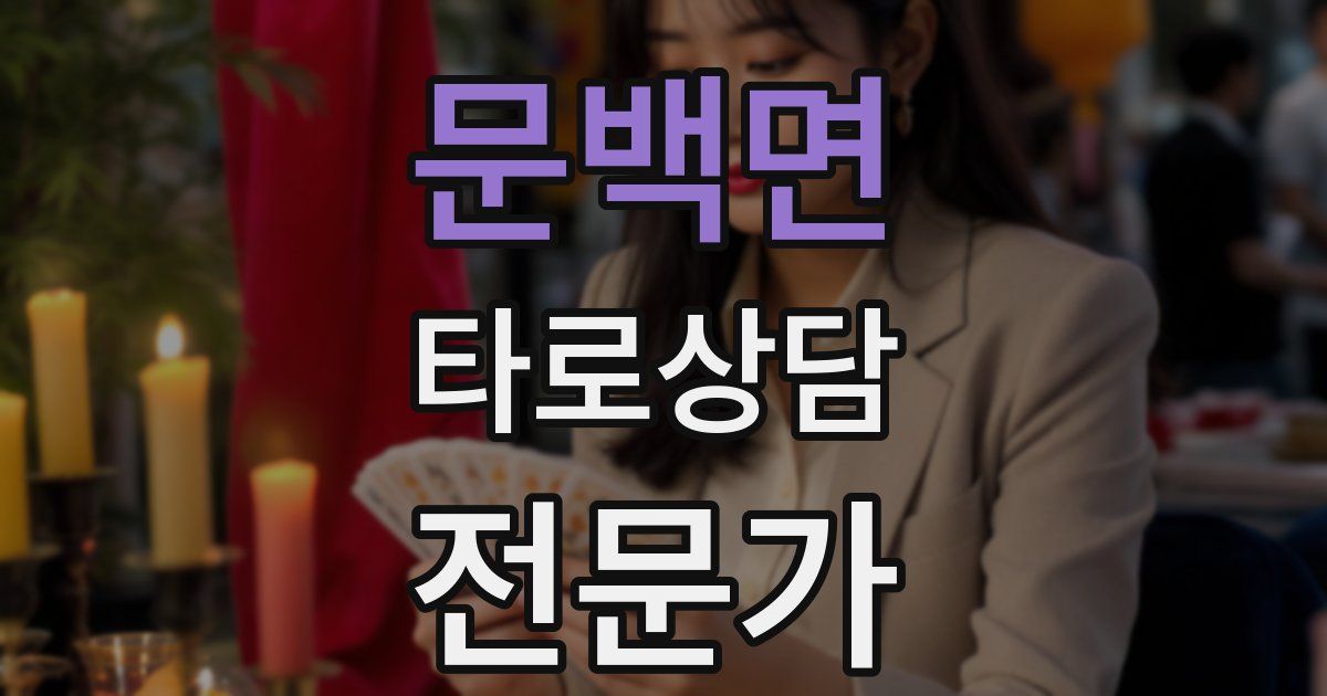 문백면 타로상담전문가 자격증