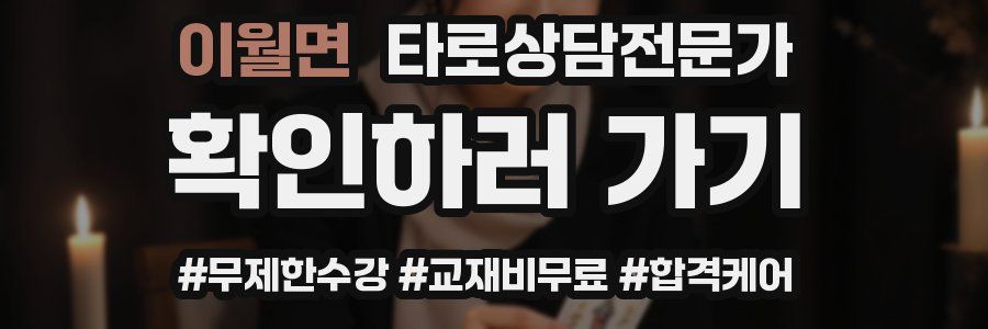 이월면 타로상담전문가 자격증